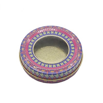 Μικρό δοχείο κασσίτερου μετάλλων για την εκτύπωση κιβωτίων συσκευασίας τσαγιού γύρω από το καρύκευμα