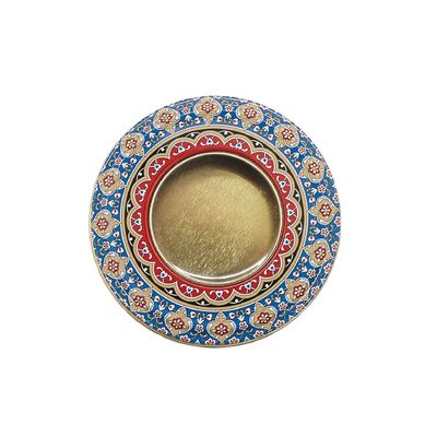 Μικρό δοχείο κασσίτερου μετάλλων για την εκτύπωση κιβωτίων συσκευασίας τσαγιού γύρω από το καρύκευμα