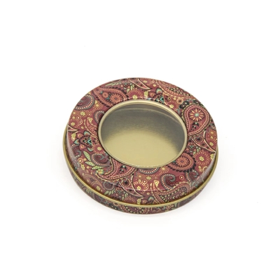 4 Oz 8 Oz βάζα 70x20mm εμπορευματοκιβωτίων κεριών κασσίτερου μετάλλων στρογγυλά