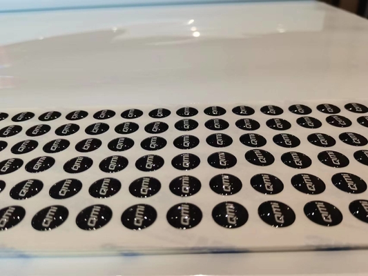 Σαφές πήκτωμα Decals αυτοκόλλητων ετικεττών θόλων εποξικής ρητίνης για τους εποξικούς ανατροπείς πατωμάτων