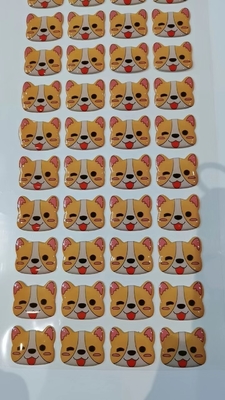 Σαφές πήκτωμα Decals αυτοκόλλητων ετικεττών θόλων εποξικής ρητίνης για τους εποξικούς ανατροπείς πατωμάτων