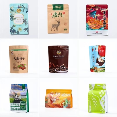 Η τυπωμένη συνήθεια τύπωσε το Resealable σαφές μπροστινό κόσμημα κλειδαριών φερμουάρ συσκευασίας πλαστικών τσαντών