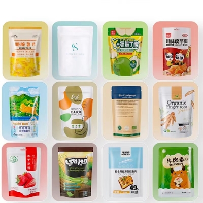 Η τυπωμένη συνήθεια τύπωσε το Resealable σαφές μπροστινό κόσμημα κλειδαριών φερμουάρ συσκευασίας πλαστικών τσαντών