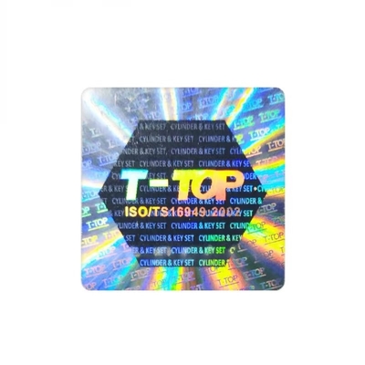 Laser Hologram Anti Counterfeiting Label Προσαρμοσμένη Κόλλα