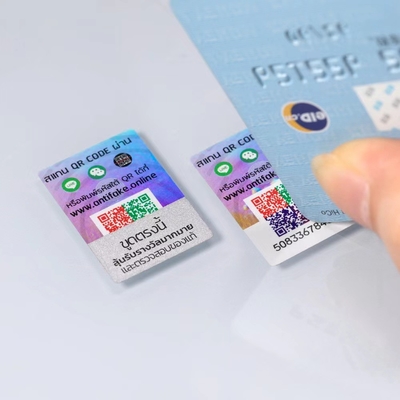 Αυτοκόλλητη ετικέττα ολογραμμάτων περασμάτων εκτύπωσης συνήθειας η 2$α/τρισδιάστατη, ΠΕΡΝΑ την κενή αυτοκόλλητη ετικέττα ολογραμμάτων